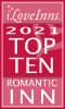 2021 Top Ten Romantic Inn from I Love Inns