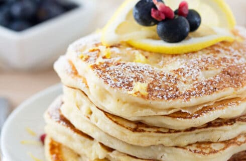 Lemon Ricotta Pancakes